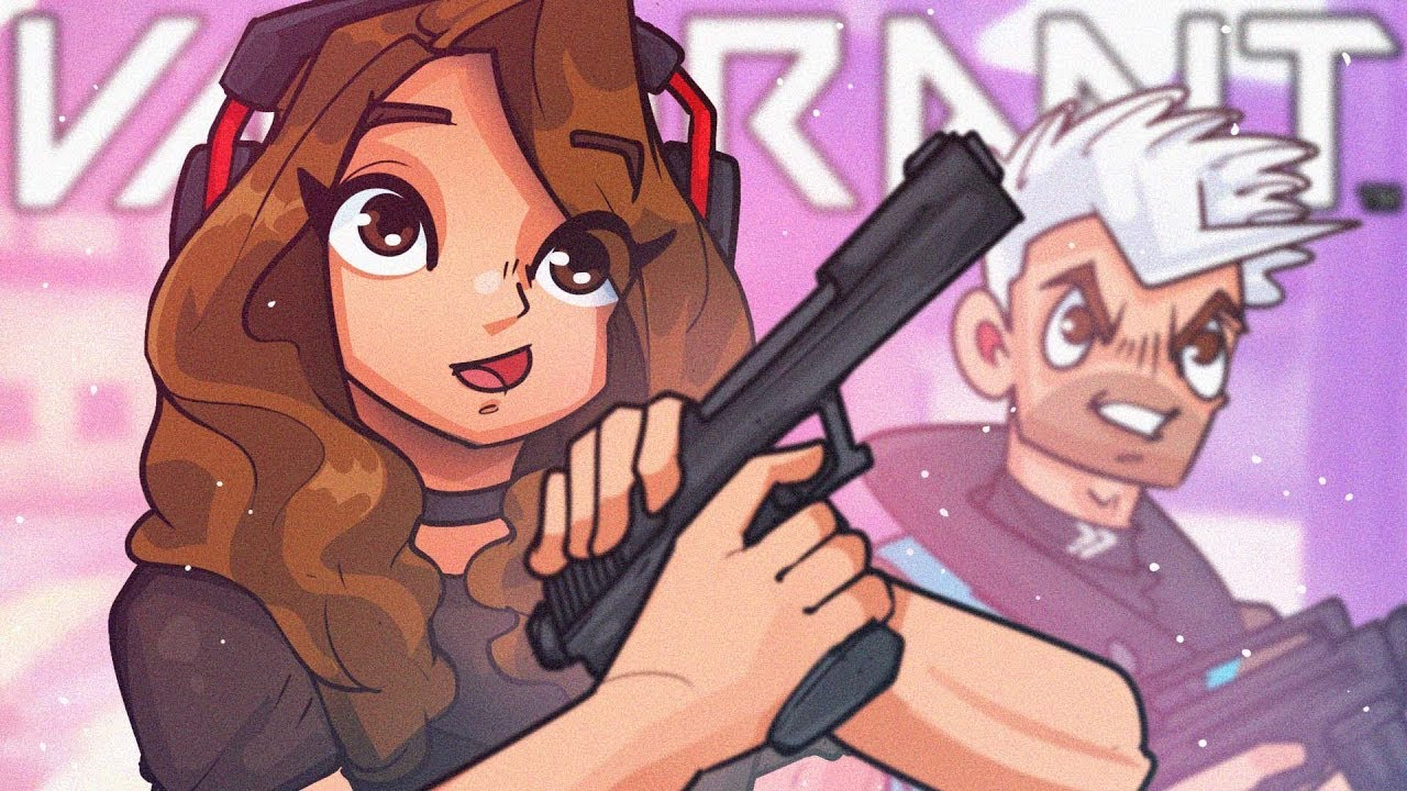 SHROUD和POKIMANE 在VALORANT双排